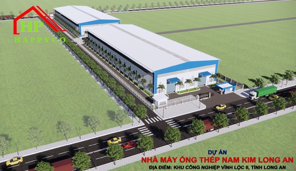 Tổng Thầu Dự Án Nhà Máy Ống Thép Nam Kim (Long An)